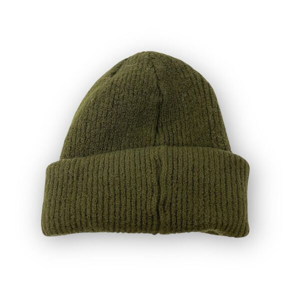 Polar Skate Company Earthquake Green Merino Wool Double Fold Beanie OSFM Shrunk - Picture 2 of 9